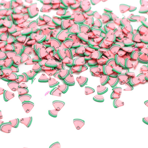 New Arrive 5mm Kawaii Watermelon Polymer Clay Slices Sprinkles For Crafts DIY Making Nail Art διακοσμήσεις Τηλέφωνο Decor