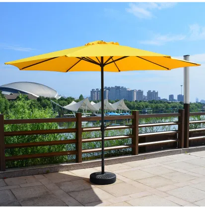 Dia 2.5 Meter Round Outdoor Patio Umbrella - Teakwood Frame with Sunbrella fabric