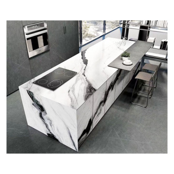 Panda White Marble Vein Quartz Countertops