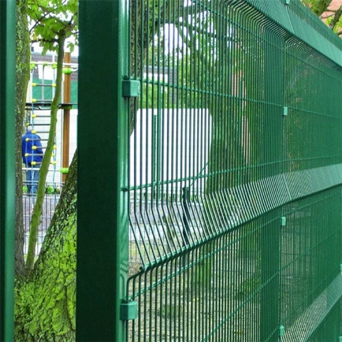 Powder coated Triangle Curved Fence