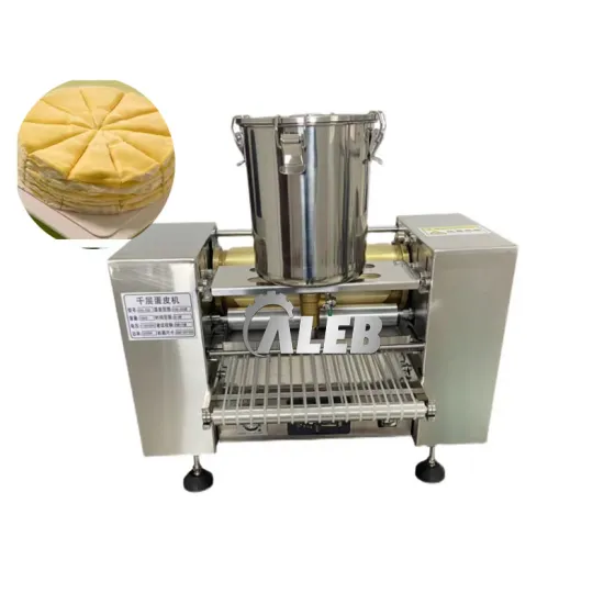Automatic Commercial Pancake Maker: Perfect for Mango Durian Crepe, Birthday Cakes, and More!