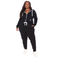 Damen -Trainingsanzug Reißverschluss Hoodie Sweatsuits