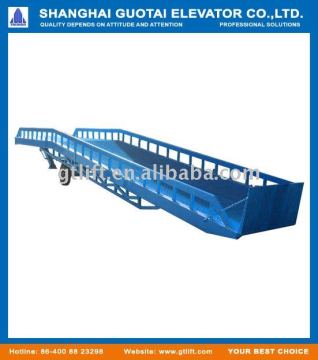 Movable type yard ramp