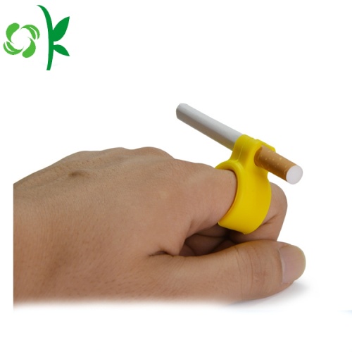 Fashion Convenien Smoking Silicone Rings Cigarettes Holder