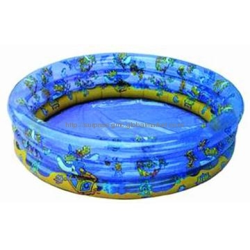 Outdoor Blue Round PVC Inflatable Swimming Pool