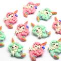 Mode 3D Sea-Maid Kawaii Harz Cabochon Flatback Perlen Charms Raumdekoration DIY Craft Ornamente