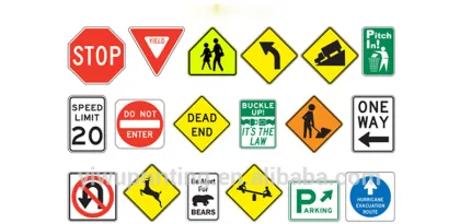High quality printed traffic signs reflective traffic road signs