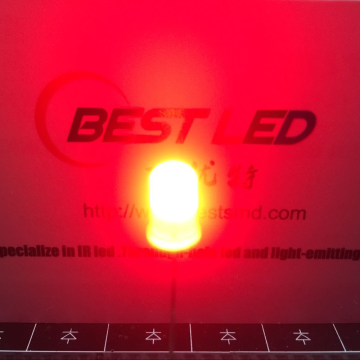 High Bright 5mm Red 625nm Through-hole LED