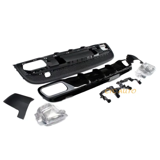 X156 Diffuser Upgrade GLA45 Rear Bumper Diffuser Modified Body Kit for Mercedes-Benz GLA Class 2015-2016