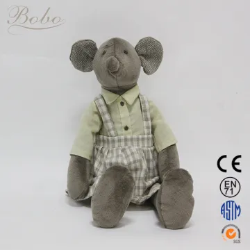Mouse toy stuffed animal shaped plush mouse toy mother for baby toy
