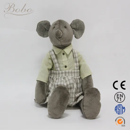 Mouse toy stuffed animal shaped plush mouse toy mother for baby toy