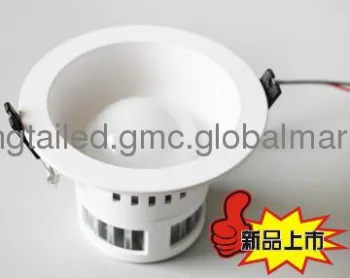 new style white 9W antifogging anti-glare LED downlight