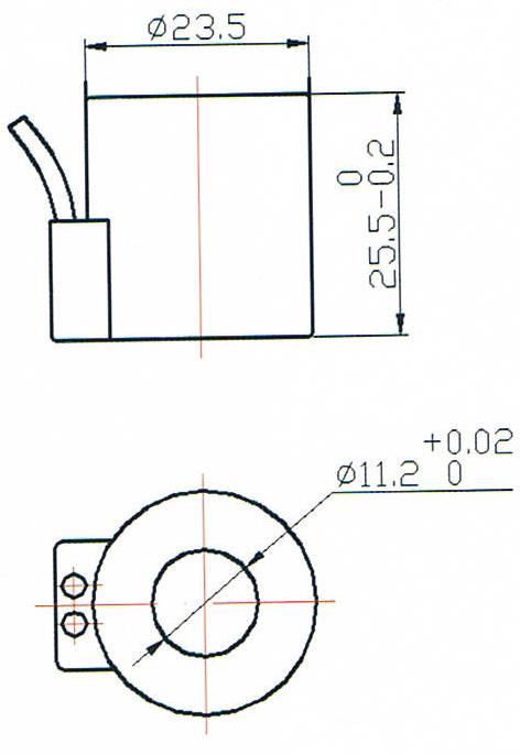 Dimension of BB11225519 Solenoid Coil: