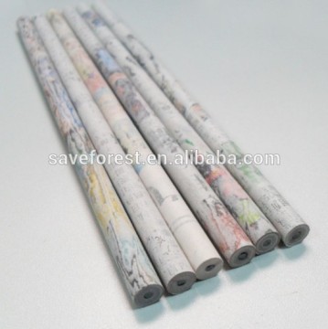 school supplies fancy black lead newspaper pencil