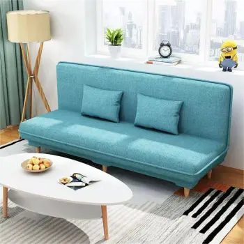 Foshan Wholesale Simple Atmosphere Hotel Apartment Adjustable Linen Sofa Bed