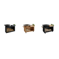 Corten Steel Garden Fire Atique Pit BBQ