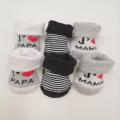 Calcetines de algodón de bebé recién nacido personalizado