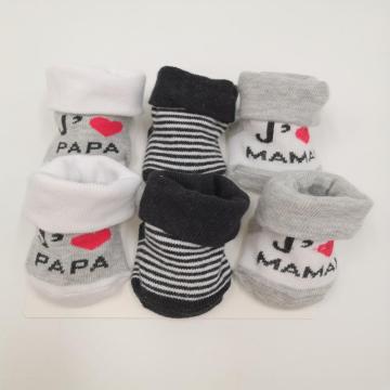 Benutzerdefinierte Neugeborene Baby Baumwollsocken