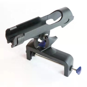 FOYOTO Adjustable Black Fishing Rod Holder - Plastic Rack Stand