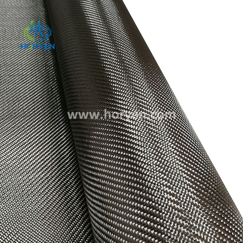High quality plain twill carbon fiber fabric