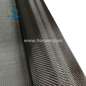 Tissu en fibre de carbone en sergé de haute qualité