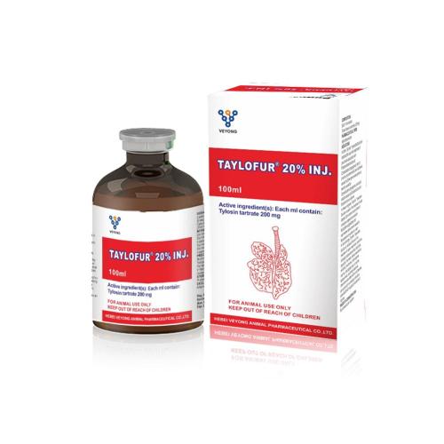 Tylosin Tartrate 20% Injection in Veterinary Medicine