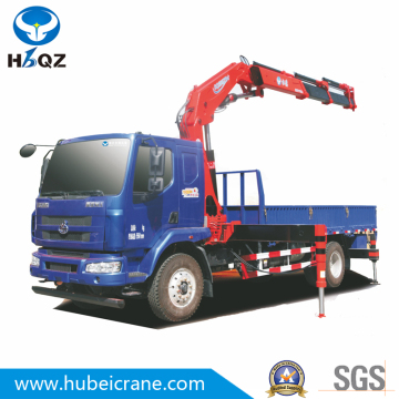 HBQZ 10 Tons Knuckle Boom Truck Mounted Mobile Crane