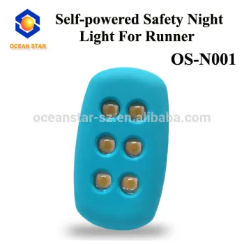 self-powered night light for running