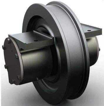 Tubeless Forged Carbon Steel Crane Wheels , Transfer Cars