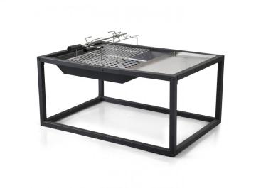 Black Charcoal Barbecue Multi-function