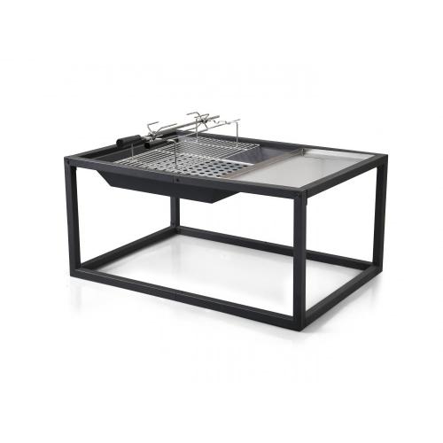 Black Charcoal Barbecue Multi-function