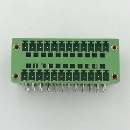 3.81mm pitch double layer plug-in PCB terminal block