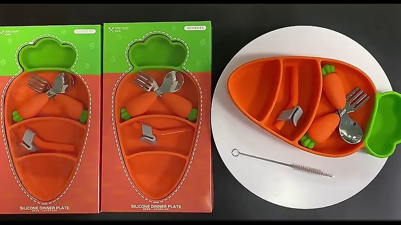 Silicone children's tableware