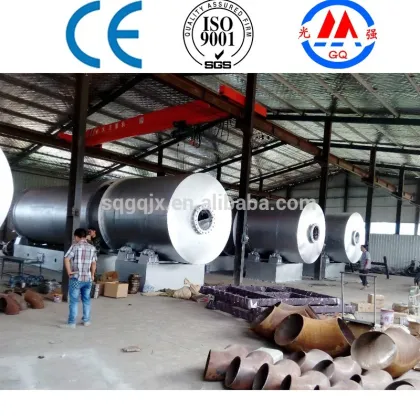 environment protection type continuous rubber pyrolysis rubber oil machinery rubber to diesel oil machinery