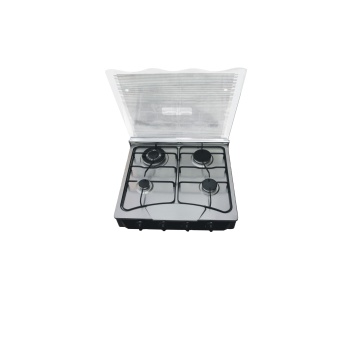 4 Burner Glass Cover Gas Stove for Kitchen Cooking Appliances