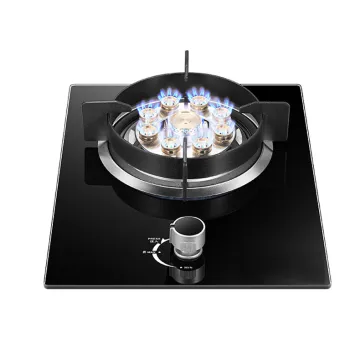 Hot selling low price gas cooker LPG smart portable gas cooktops glass top battery single burner gas stove for kitchen