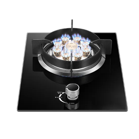 Hot selling low price gas cooker LPG smart portable gas cooktops glass top battery single burner gas stove for kitchen