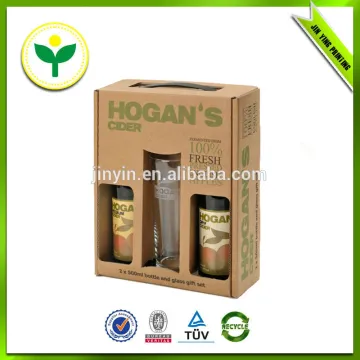 paper gift box for wine packaging
