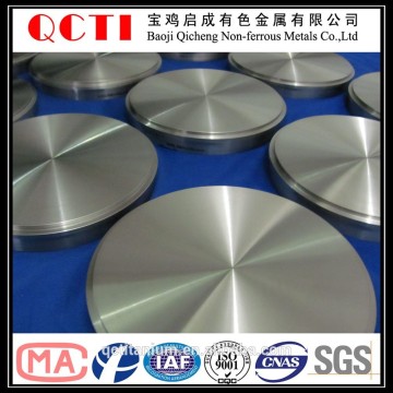 GR1 Sputtering titanium target cake with high purity