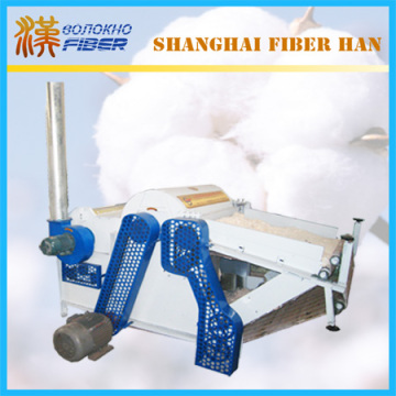 Fiber waste opening machine, fabric waste opening machine, opening machine