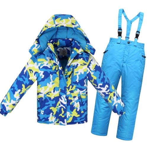 Girls suit cotton-padded jacket waterproof windproof warmth