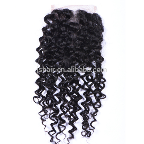 2016 hot products no tangle three part lace closure weaves