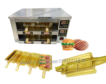 Armoire commerciale isolée à 2 couches pour chauffage de hamburger McDonald's avec machine à collation