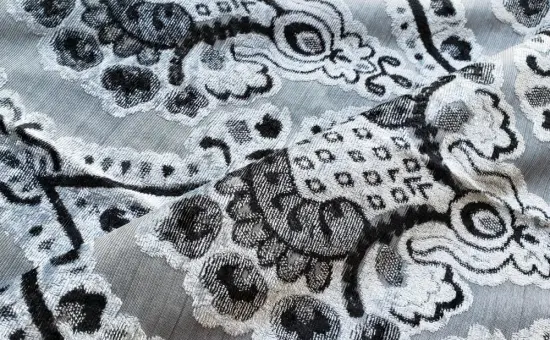 Knitted Material Jacquard Upholstery Fabric Sofa