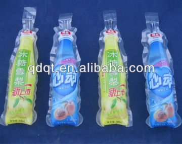 200ml bottle shape Juicy peach plastic bags