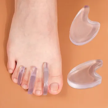 Silicone Toe Separators for Bunion Pain Relief and Alignment