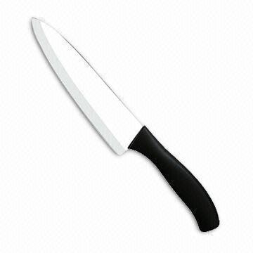 Knife, Made of Ceramic Blade and ABS Handle, Measures 6-inch Blade