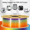 Rainbow Fast Color Change PLA 3D Filament d'impression