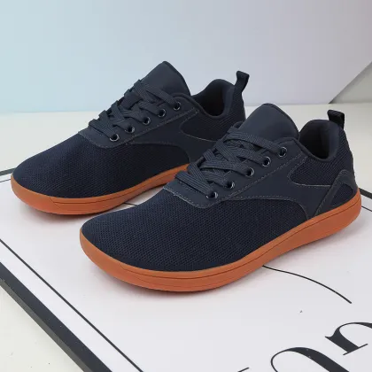 Custom Barefoot Hiking Shoes: Wide Fit, Anti-Slip, and Height Increasing Oxford PU