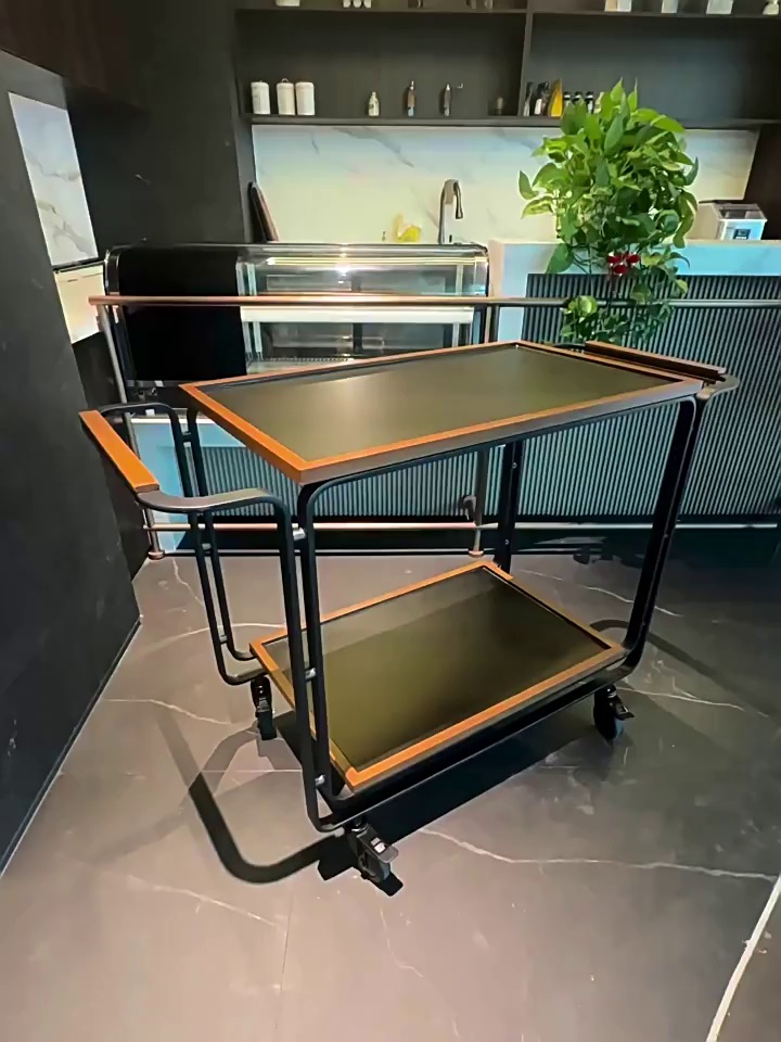 Large Party Catering Cart with Food Serving Function